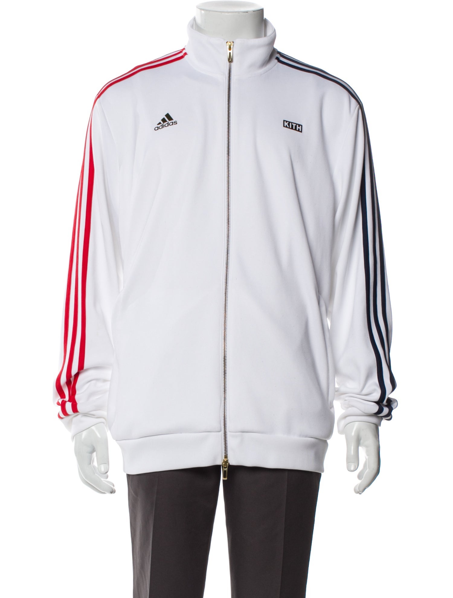 KITH x Adidas Striped Windbreaker