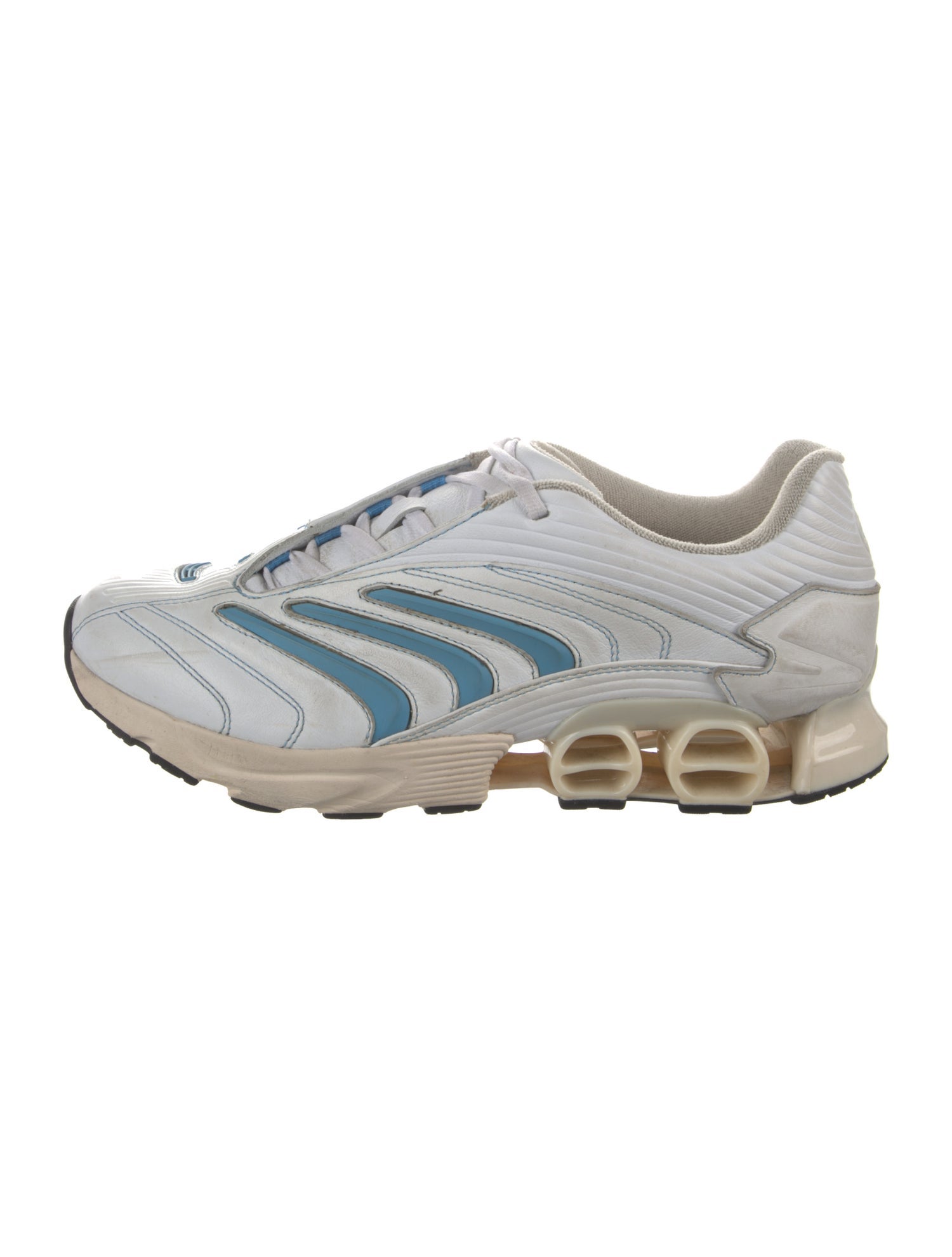 KITH x Adidas Leather Striped Athletic Sneakers