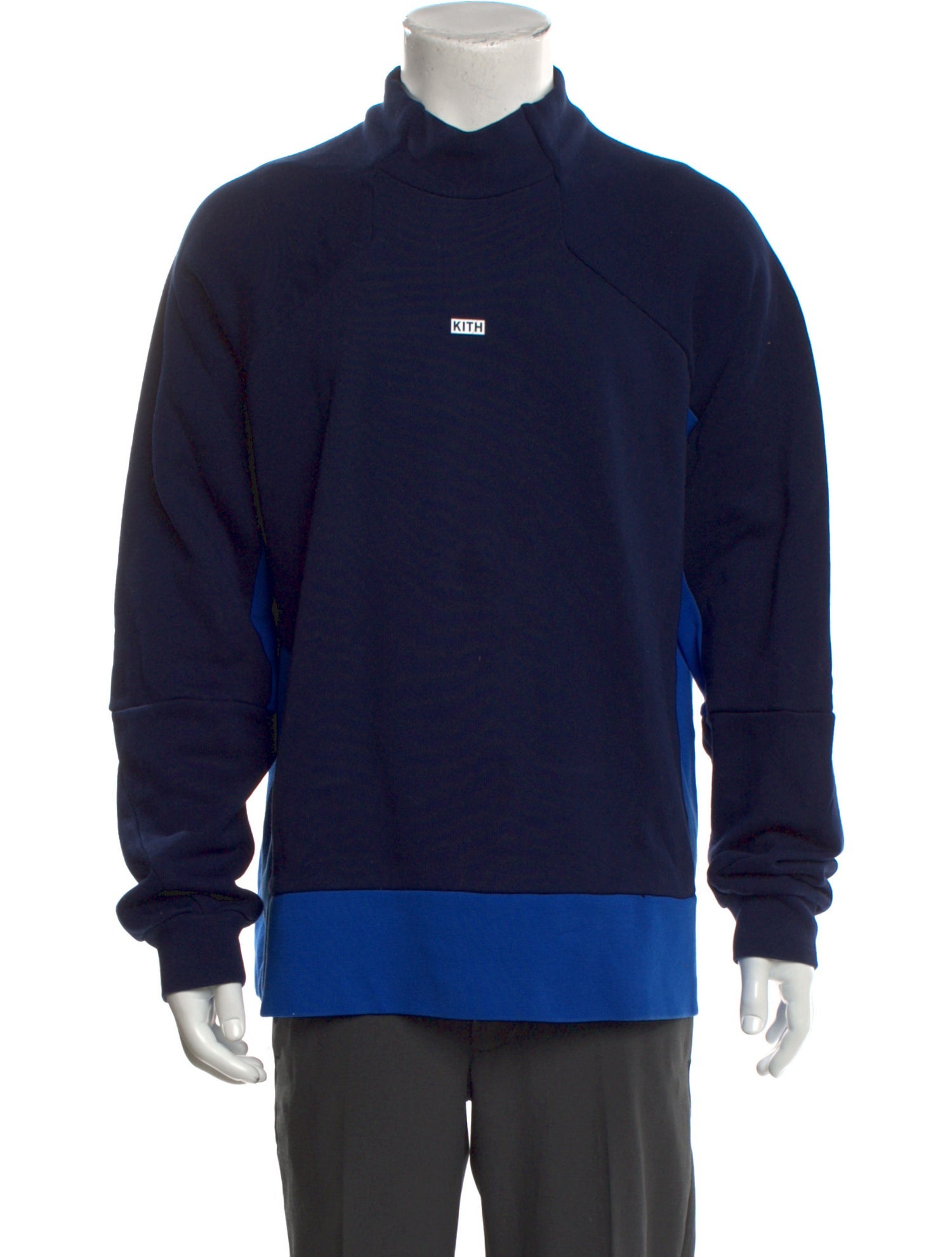 KITH x Adidas Mock Neck Long Sleeve Sweatshirt