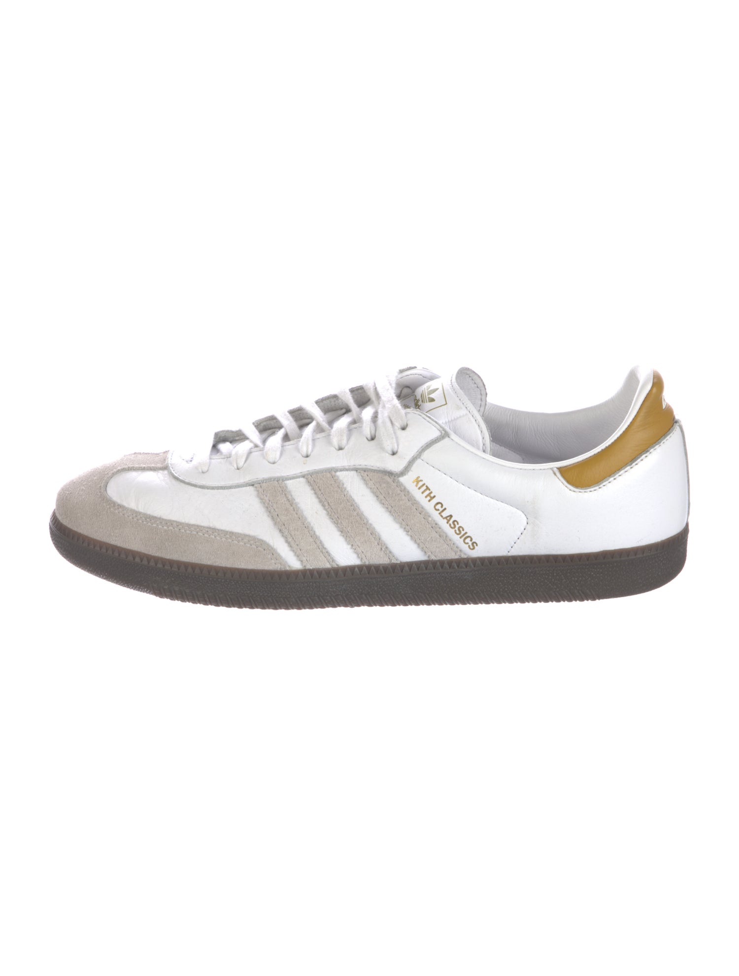 KITH x Adidas Leather Colorblock Pattern Sneakers