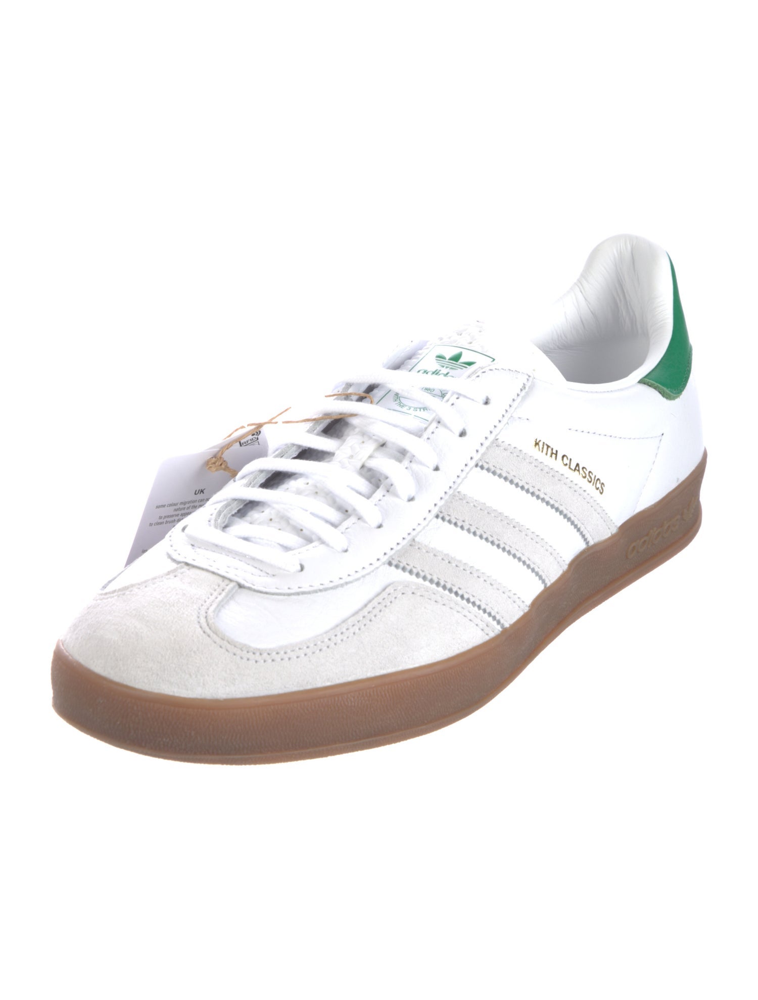 KITH x Adidas Leather Colorblock Pattern Sneakers