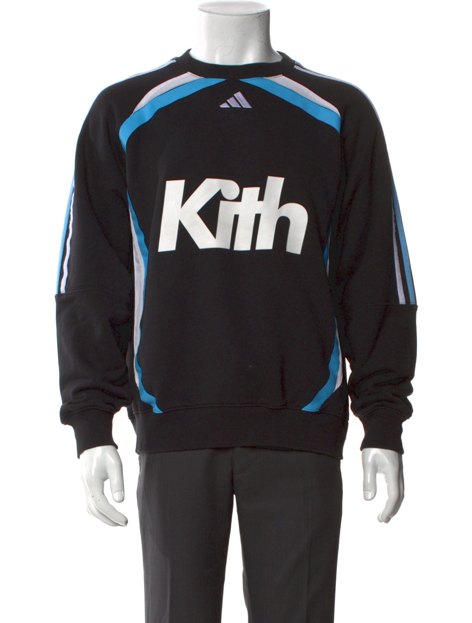 KITH x Adidas Graphic Print Crew Neck Sweatshirt