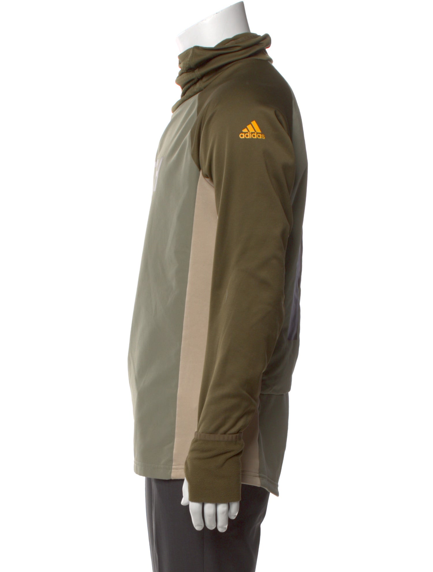 KITH x Adidas Graphic Print Cowl Neck Sweatshirt