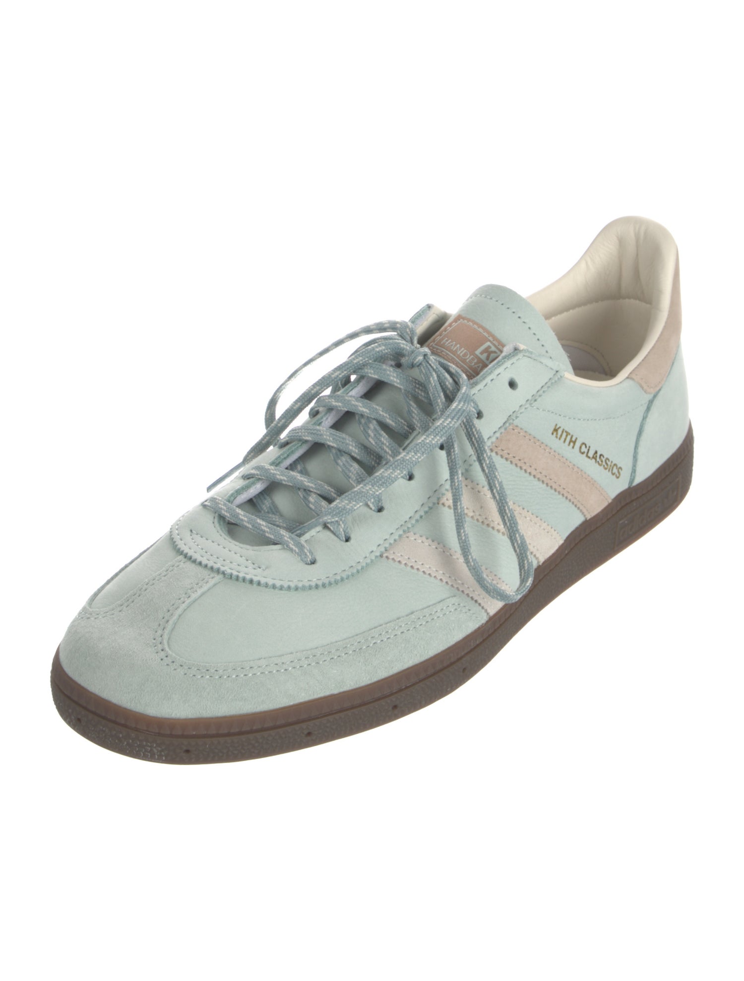 KITH x Adidas Leather Colorblock Pattern Sneakers