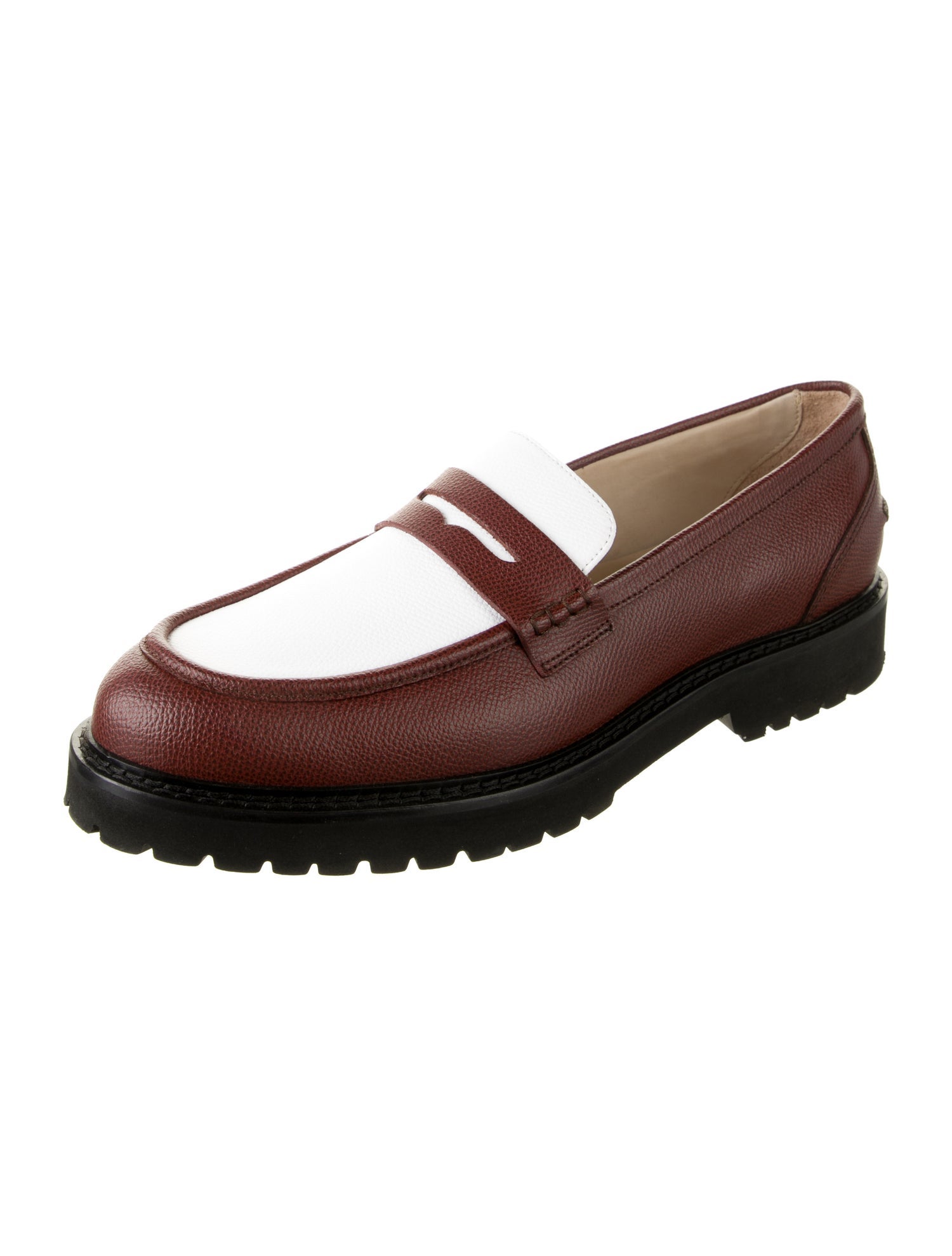 Koio Collective Leather Printed Loafers