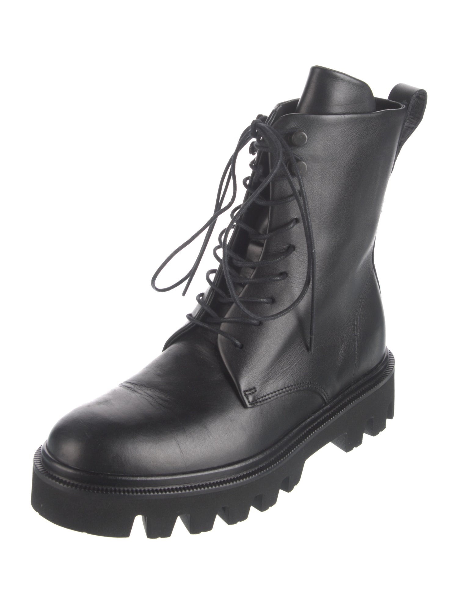 Koio Collective Leather Combat Boots