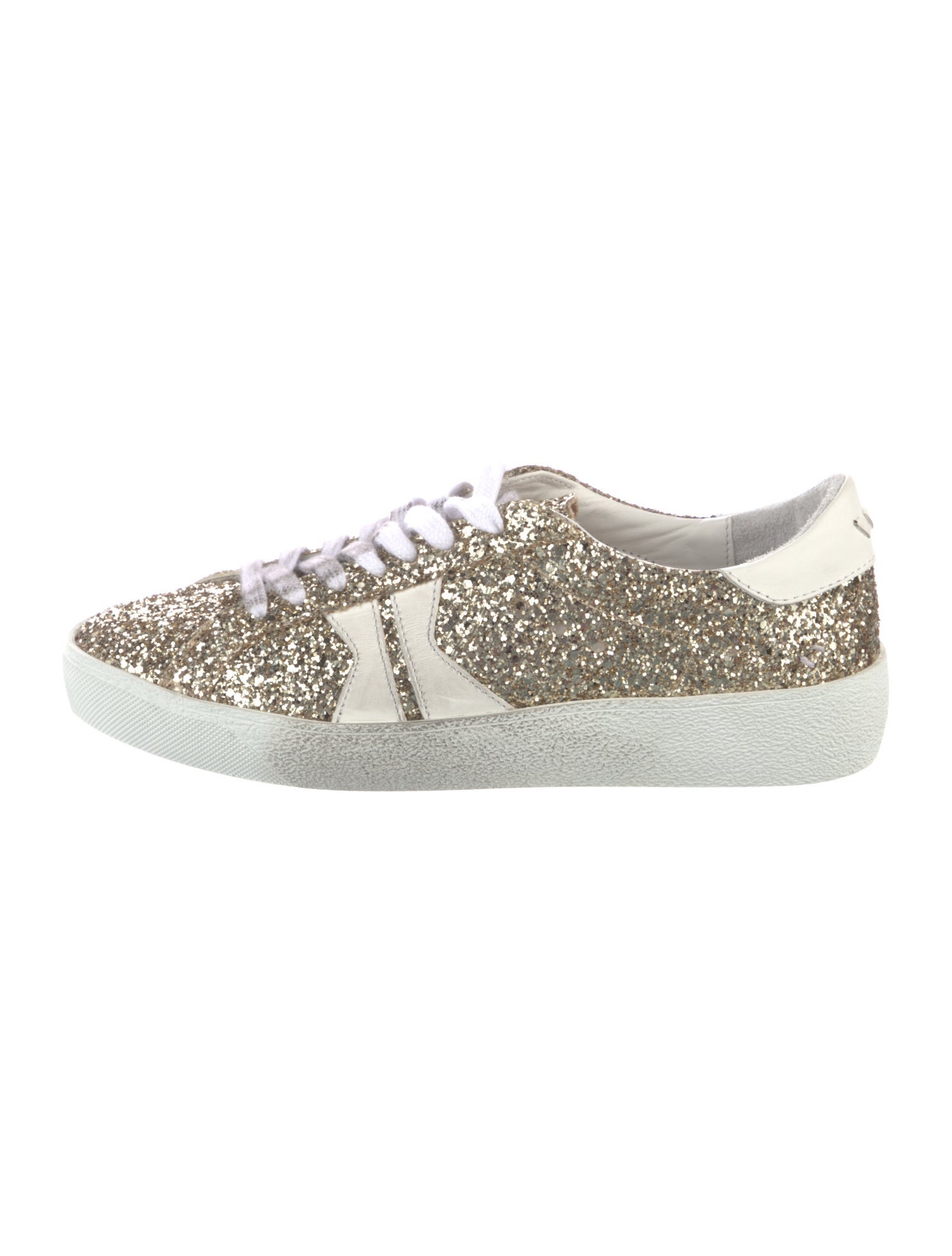 Koio Collective Leather Glitter Accents Sneakers