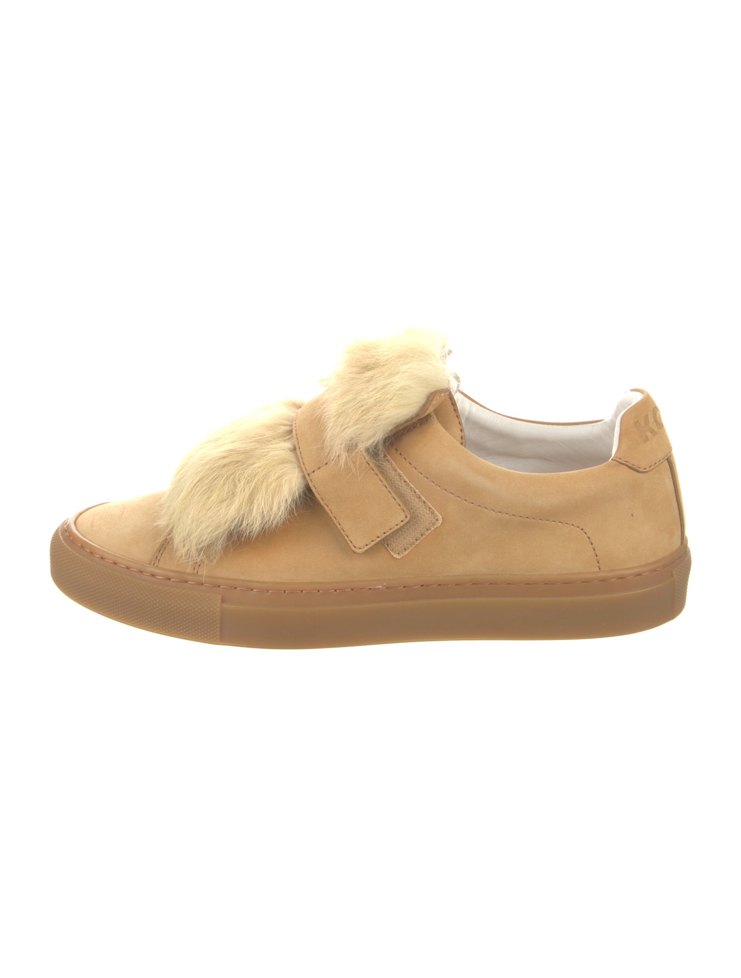 Koio Collective Suede Fur Trim Sneakers
