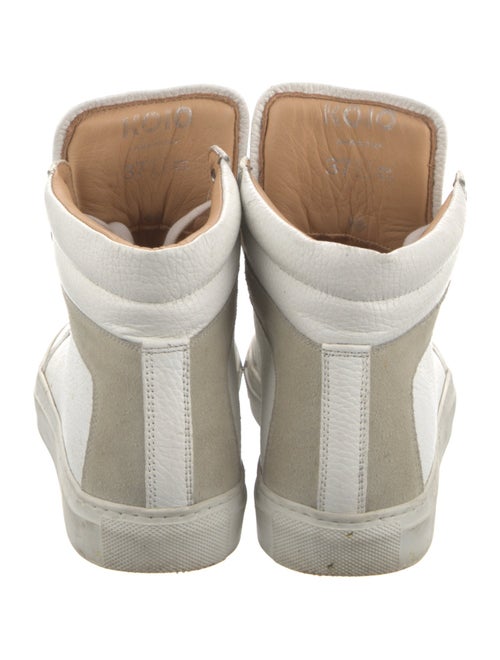 Koio Collective Leather Colorblock Pattern Sneakers