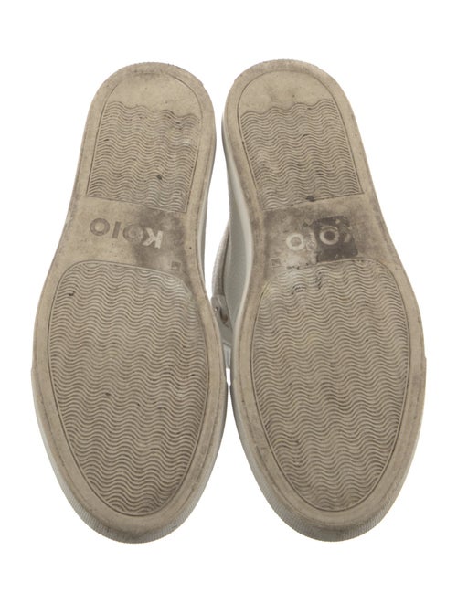 Koio Collective Leather Colorblock Pattern Sneakers