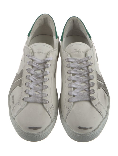Koio Collective Leather Colorblock Pattern Sneakers