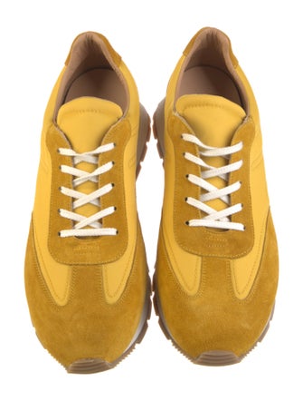 Koio Collective Suede Colorblock Pattern Sneakers