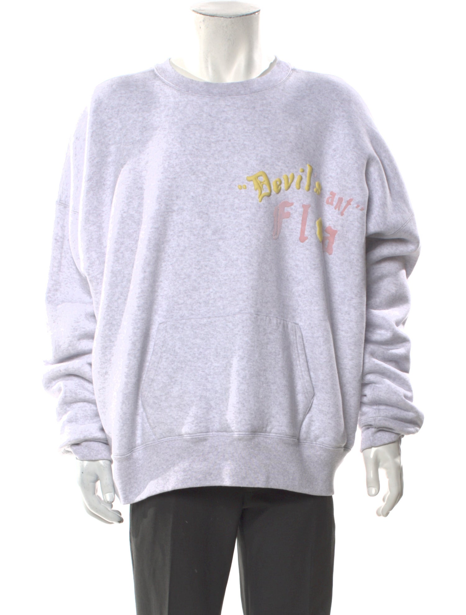 KID CUDI cpfm.xyz Graphic Print Crew Neck Sweatshirt