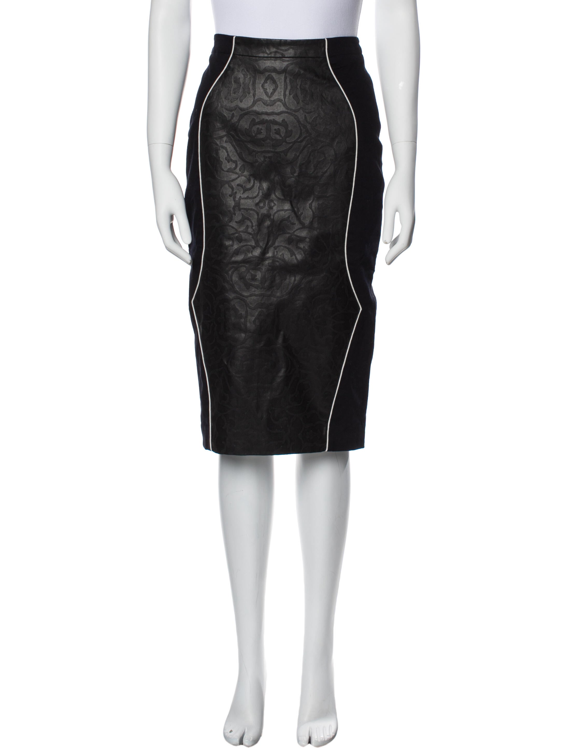 Katharine Kidd Pleated Accents Knee-Length Skirt w/ Tags