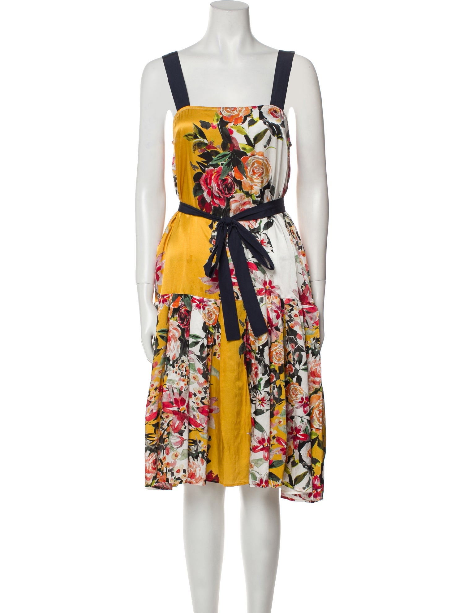 Katharine Kidd Floral Print Midi Length Dress