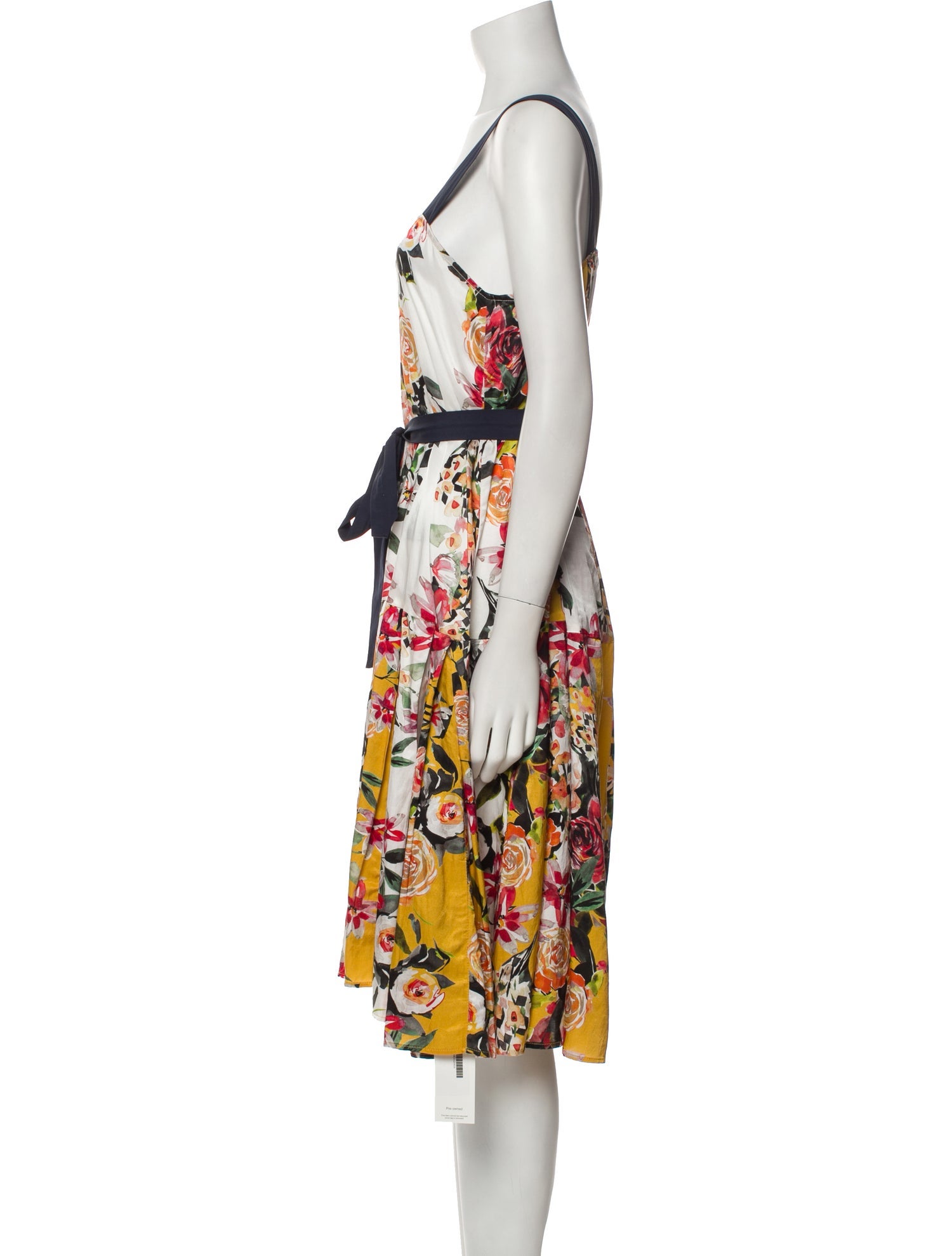 Katharine Kidd Floral Print Midi Length Dress