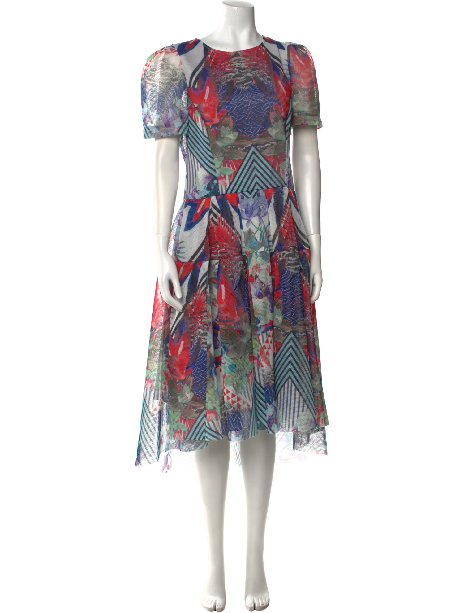 Katharine Kidd Printed Long Dress w/ Tags