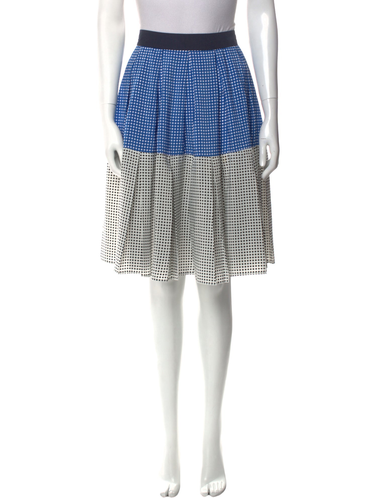 Katharine Kidd Plaid Print Knee-Length Skirt