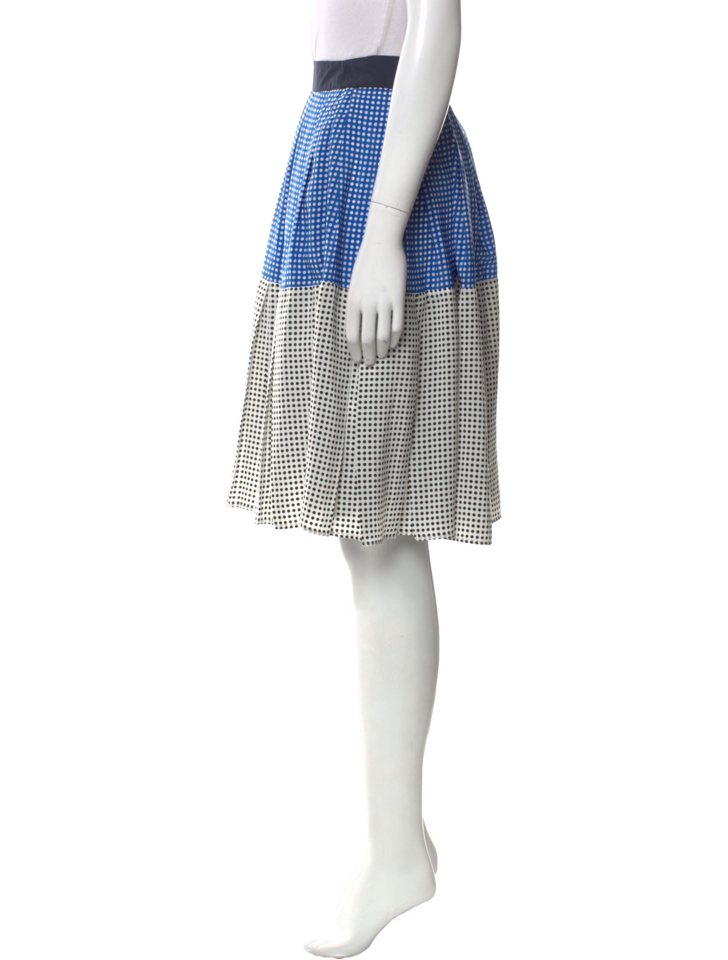 Katharine Kidd Plaid Print Knee-Length Skirt