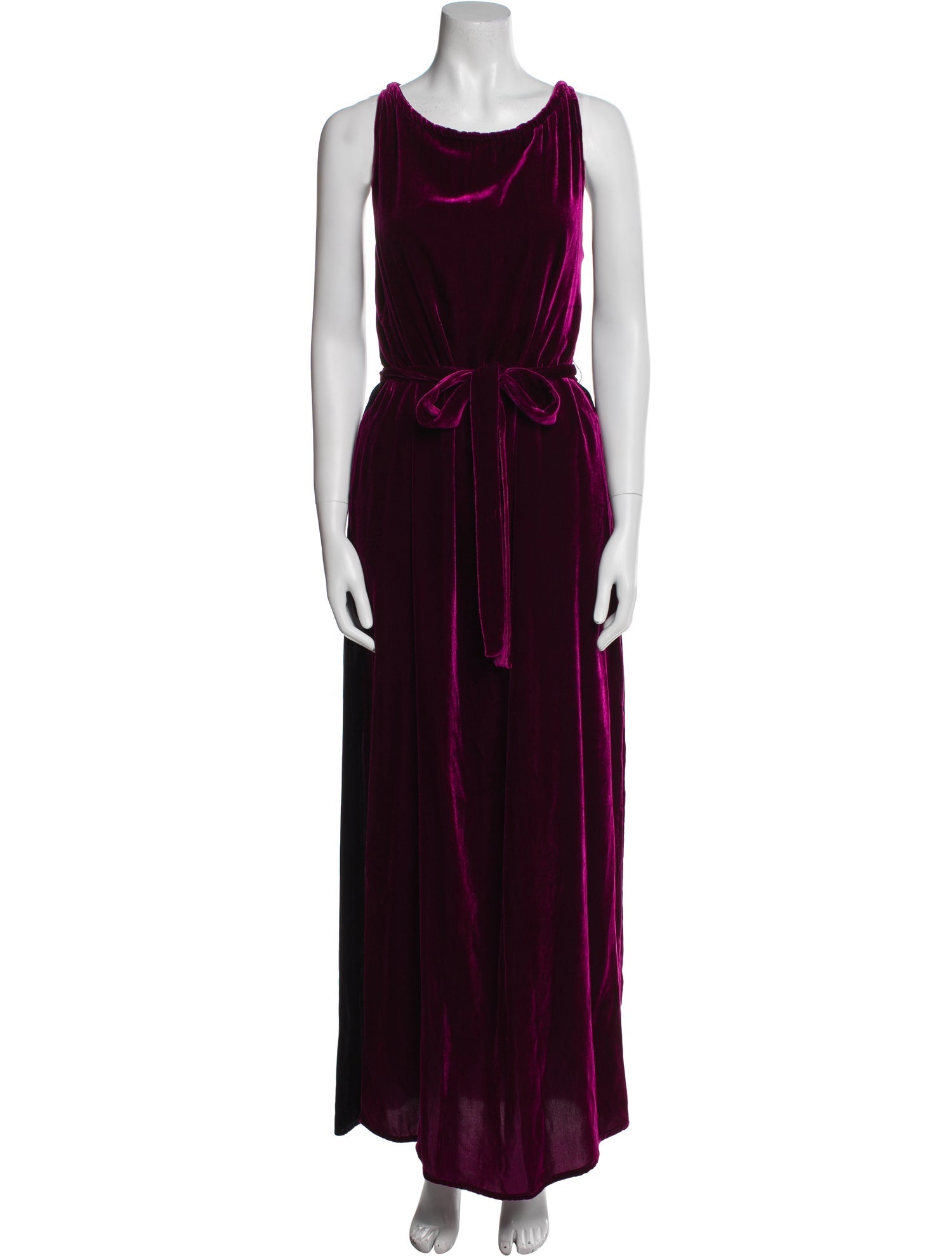 Katharine Kidd Scoop Neck Long Dress