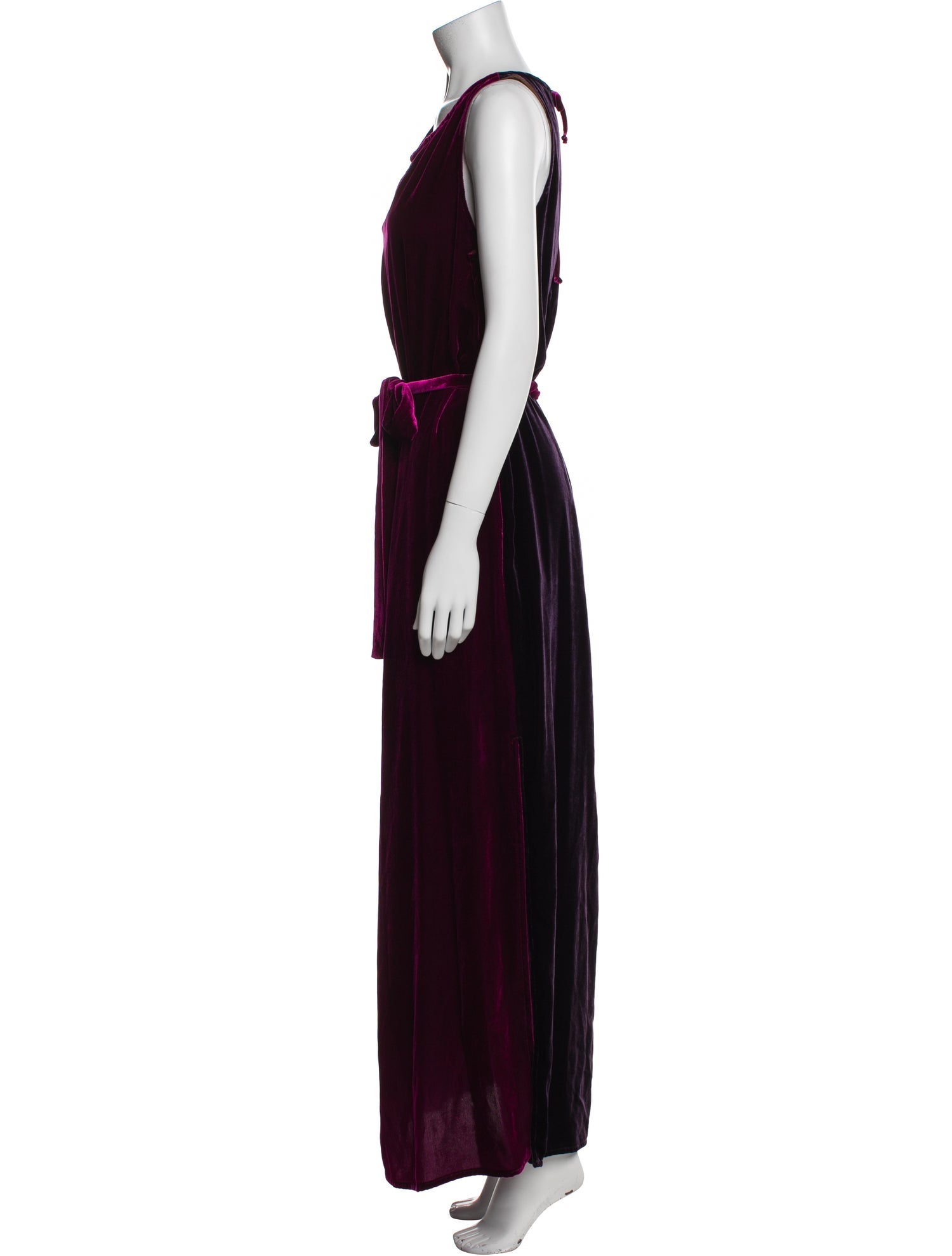 Katharine Kidd Scoop Neck Long Dress