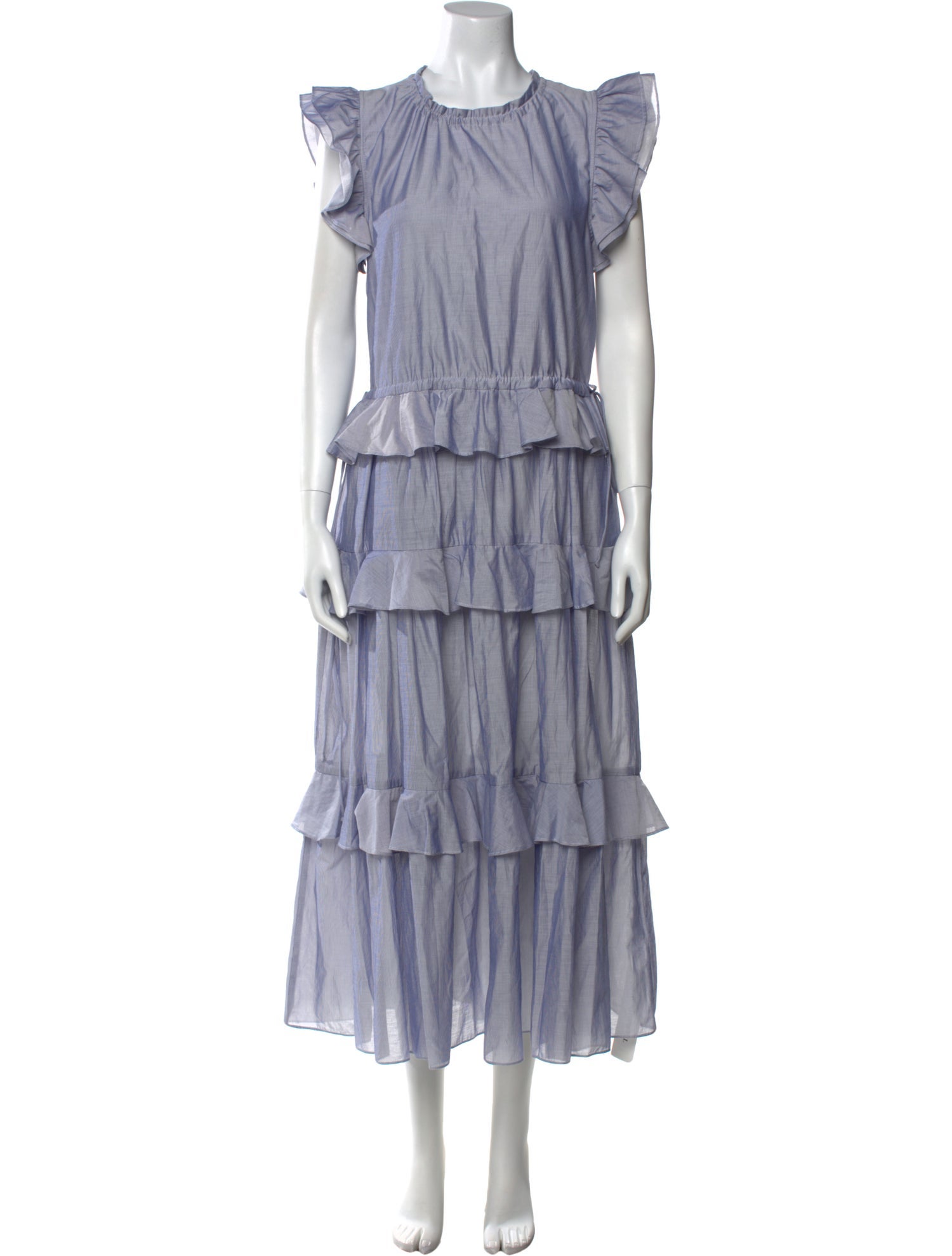 Katharine Kidd Crew Neck Long Dress