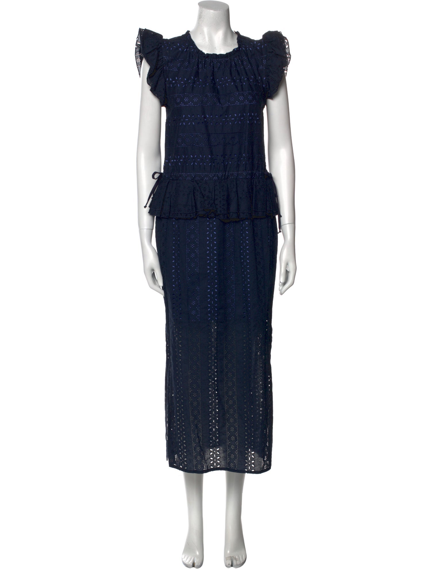 Katharine Kidd Crew Neck Long Dress