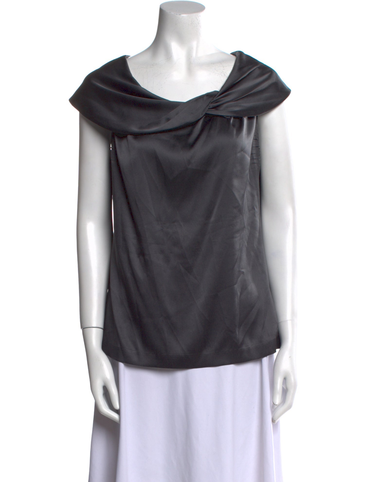 Katharine Kidd Silk Cowl Neck Blouse