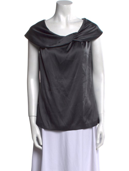 Katharine Kidd Silk Cowl Neck Blouse