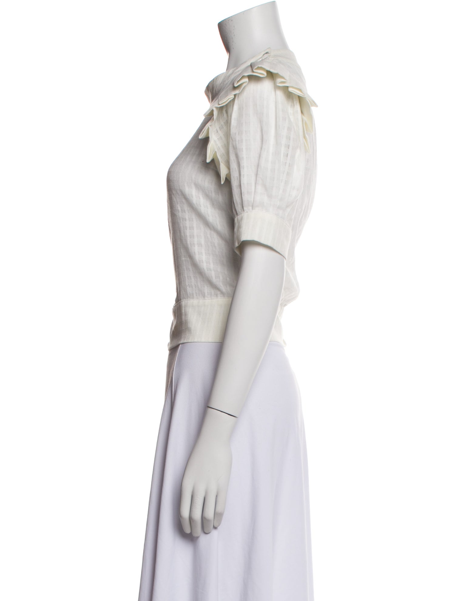 Katharine Kidd Crew Neck Short Sleeve Crop Top