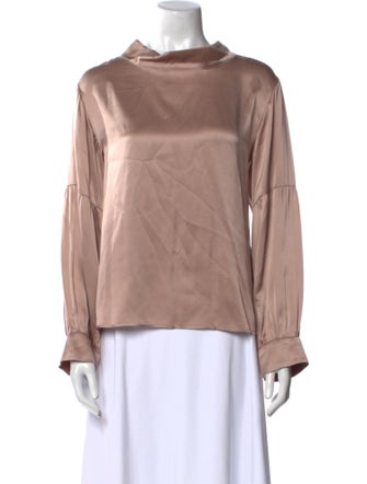 Katharine Kidd Silk Cowl Neck Blouse