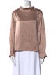Katharine Kidd Silk Cowl Neck Blouse