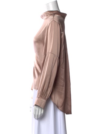 Katharine Kidd Silk Cowl Neck Blouse