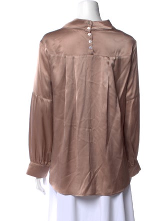 Katharine Kidd Silk Cowl Neck Blouse