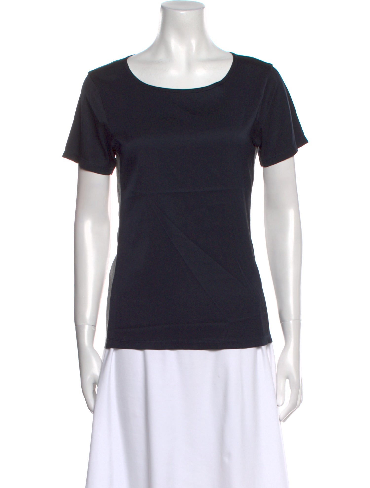 Katharine Kidd Silk Scoop Neck T-Shirt w/ Tags