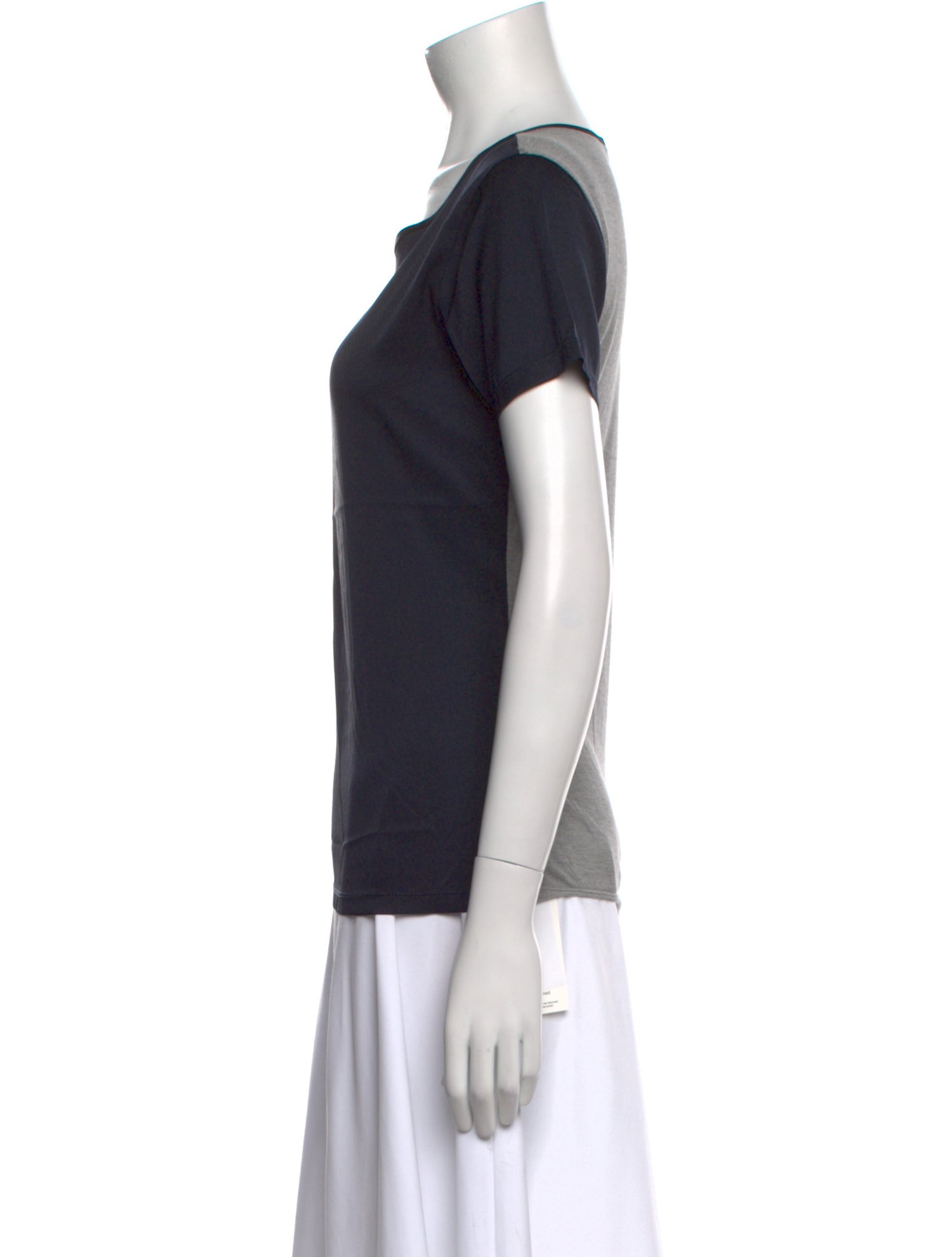 Katharine Kidd Silk Scoop Neck T-Shirt w/ Tags
