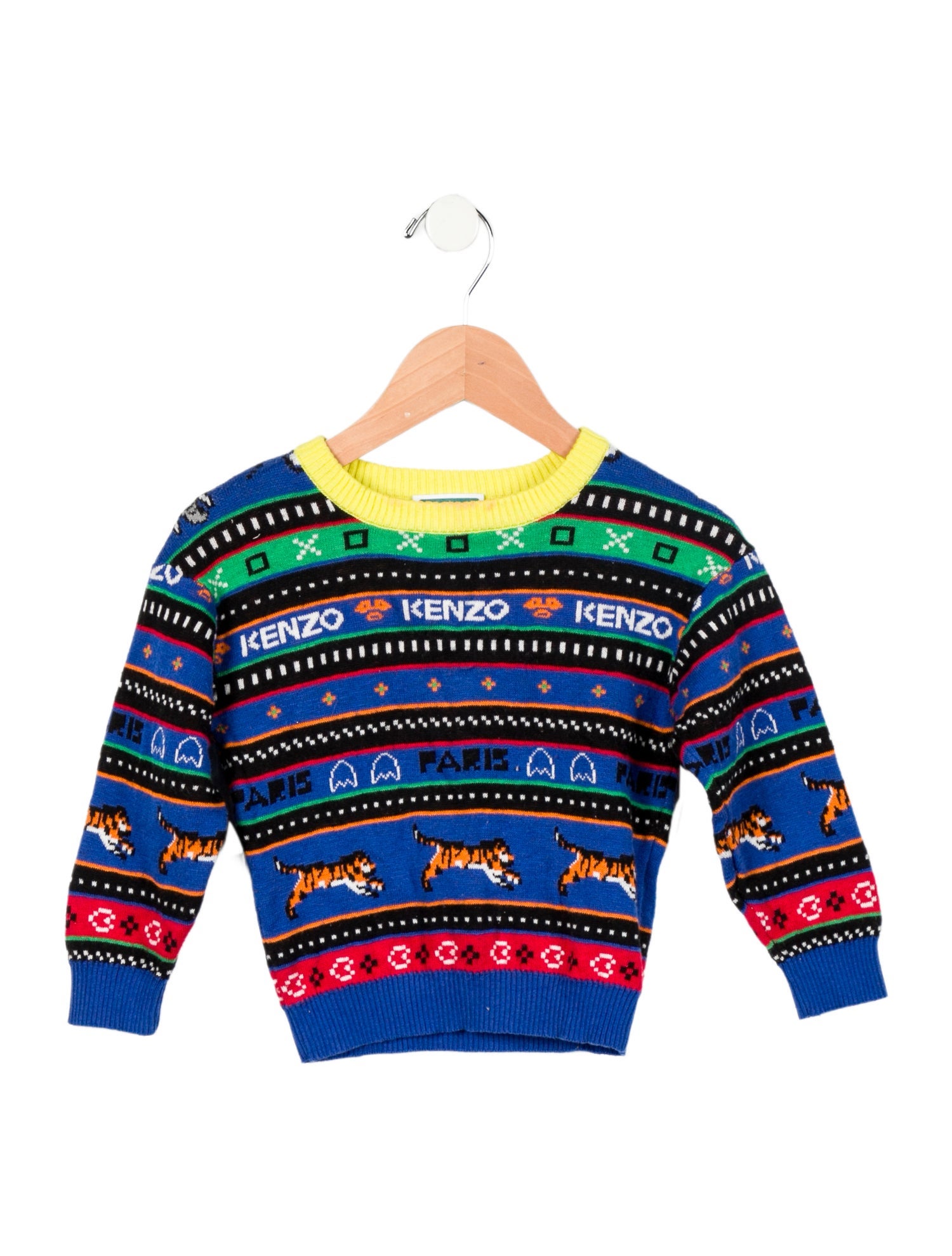 Kenzo Kids Toddler Boys' Printed Crew Neck Sweater