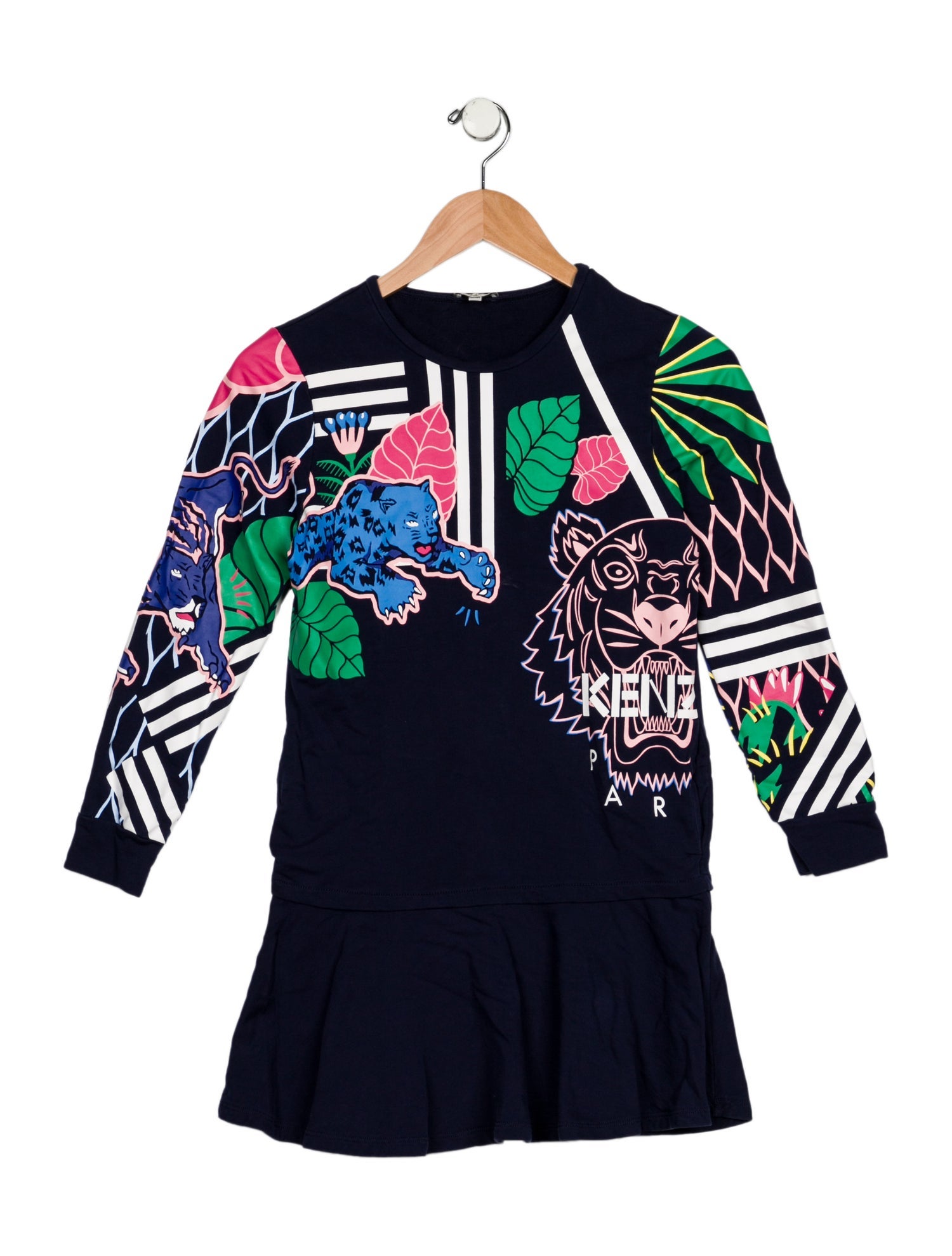Kenzo Kids Kenzo Kids Girls' Long Sleeve Dress