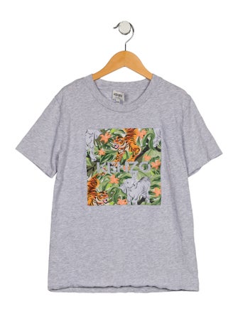 Kenzo Kids Girls' Graphic Short Sleeve T-Shirt