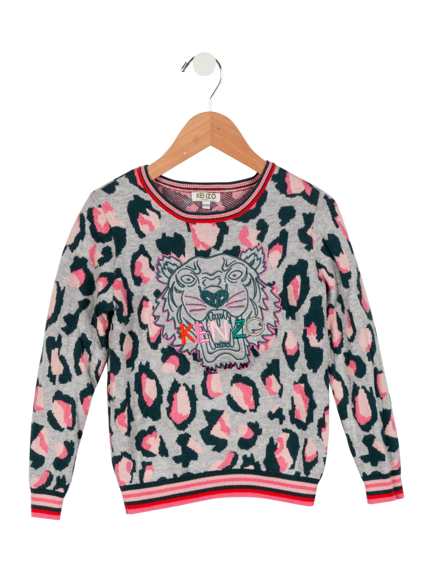 Kenzo Kids Toddler Girls' Embroidered Knit Sweater