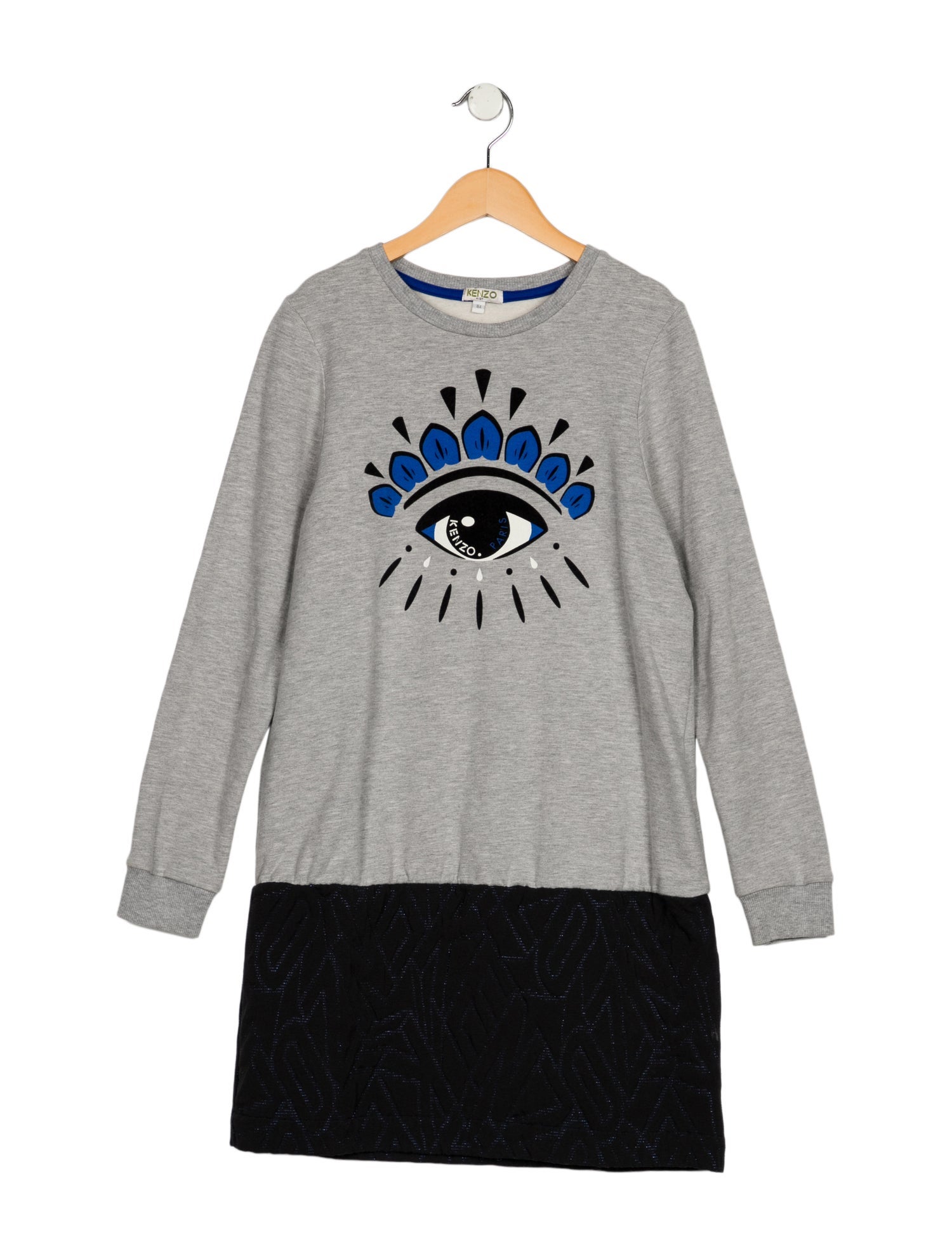 Kenzo Kids Girls Long Sleeve Sweater Dress
