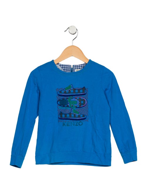 Kenzo Kids Kids' Long Sleeve Cotton Shirt