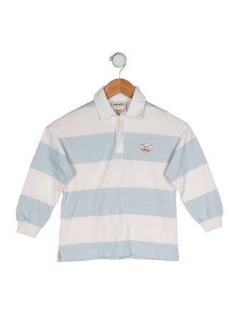 Kenzo Kids Toddler Boys' Logo Embroidered Long Sleeve Polo Shirt
