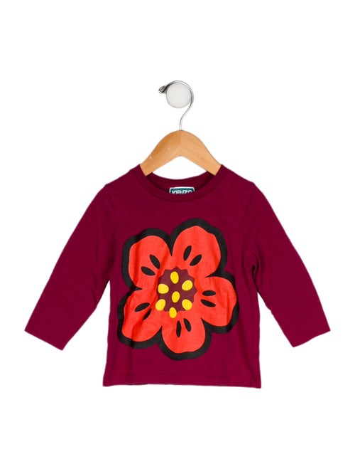 Kenzo Kids Toddler Girls' Graphic Printed Long Sleeve Top