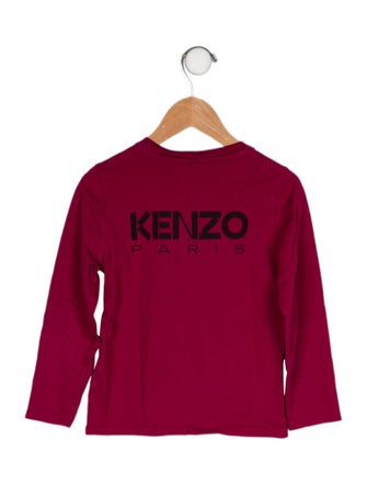 Kenzo Kids Girls' Graphic Printed Long Sleeve Top