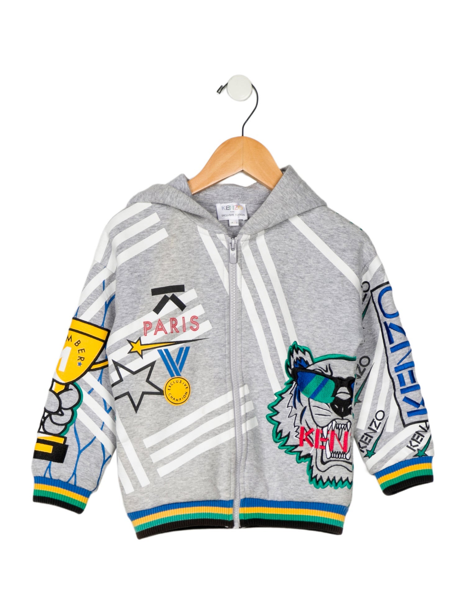 Kenzo Kids Boys Long Sleeve Zip Up Jacket