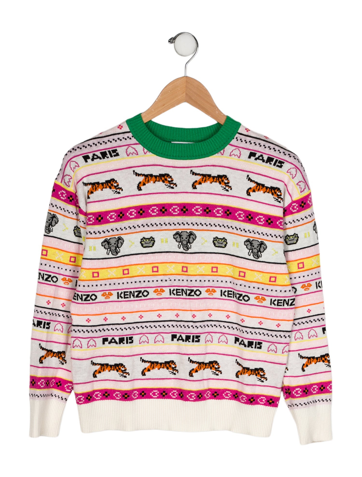 Kenzo Kids Patterned Woven Sweater