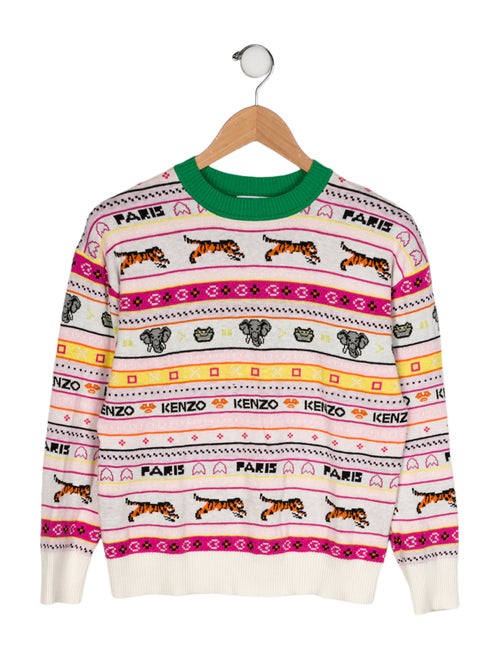 Kenzo Kids Patterned Woven Sweater