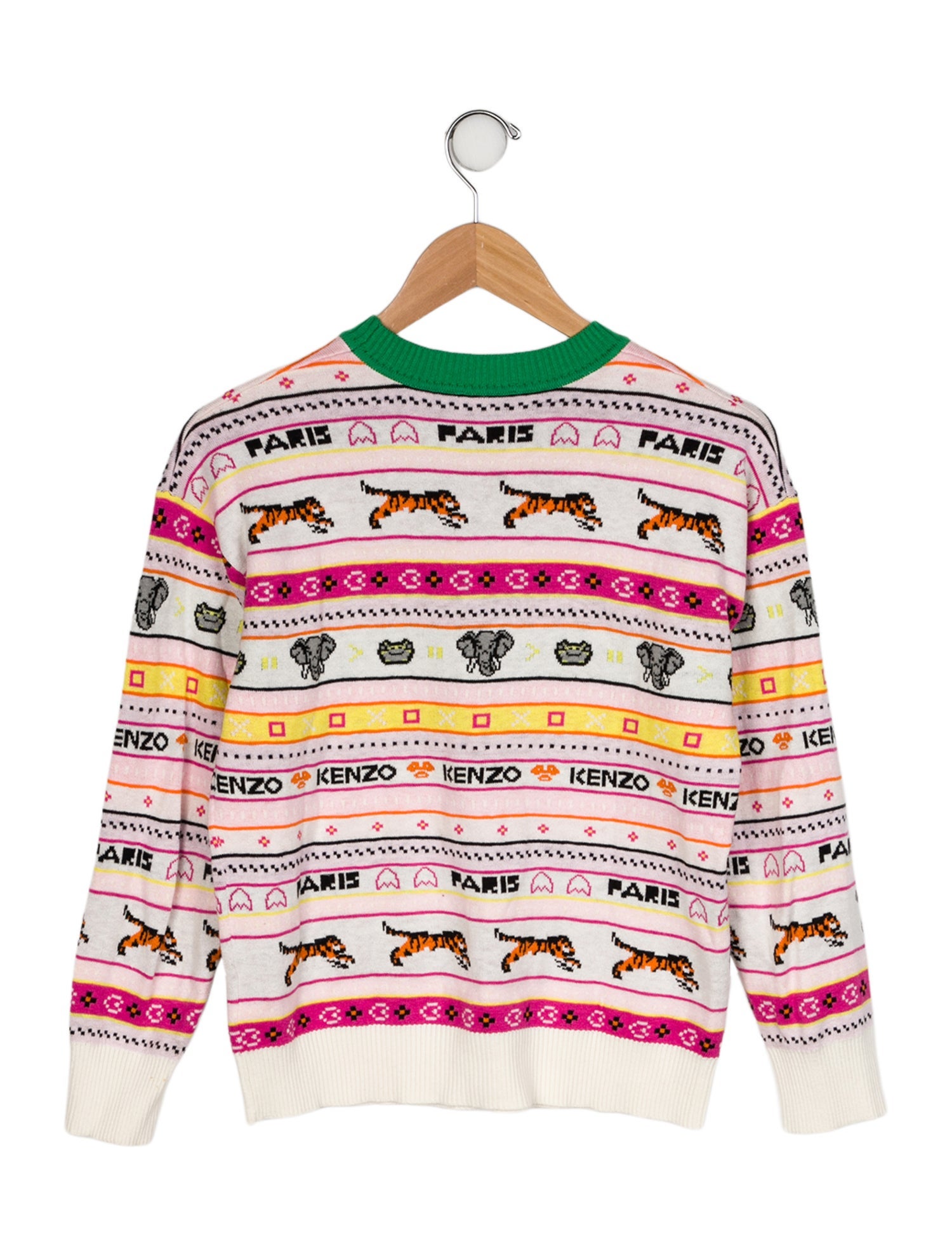 Kenzo Kids Patterned Woven Sweater