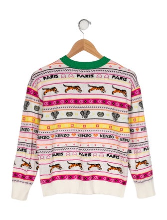 Kenzo Kids Patterned Woven Sweater
